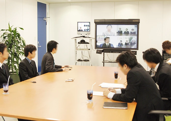 TV会議システム導入のイメージ画像