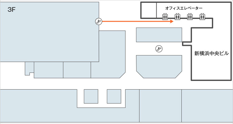 横浜支社 新横浜中央ビルアクセスマップ