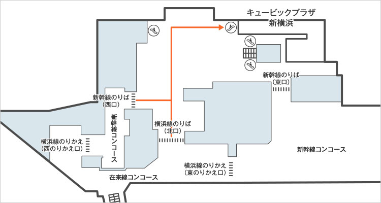横浜支社 新横浜中央ビルアクセスマップ