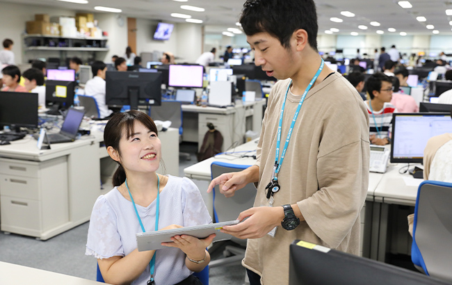 OJT(現場研修)の様子1